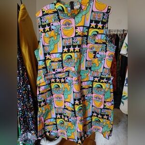 Dreyfus print Airliner dress from Nooworks. NWT size 3X.